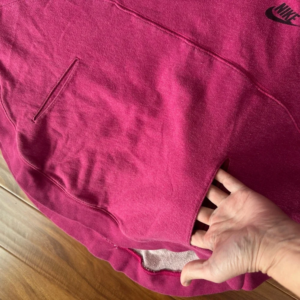 Nike Tech Fleece Pink Hooded Poncho Sweatshirt size Large